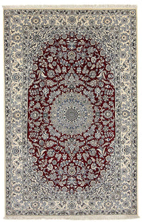 Perser Rug - Nain - Royal - 248 x 148 cm - dark red