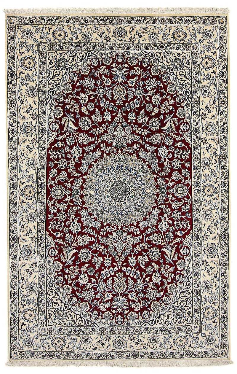 Perser Rug - Nain - Royal - 248 x 148 cm - dark red