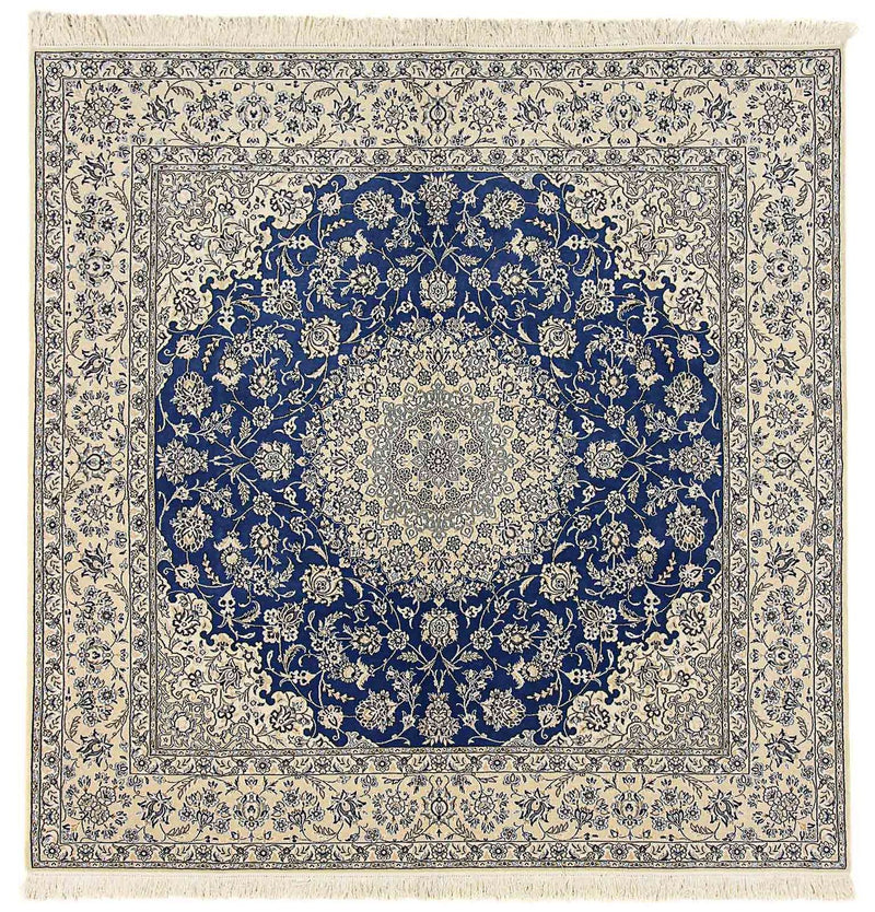 Perser Rug - Nain - Royal square  - 250 x 250 cm - blue