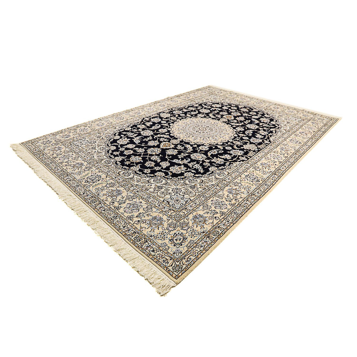 Perser Rug - Nain - Royal - 359 x 252 cm - dark blue