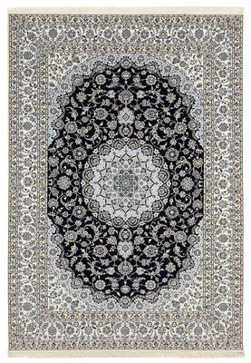 Perser Rug - Nain - Premium - 358 x 254 cm - dark blue