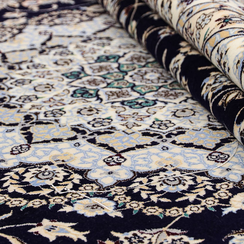 Perser Rug - Nain - Premium - 358 x 254 cm - dark blue