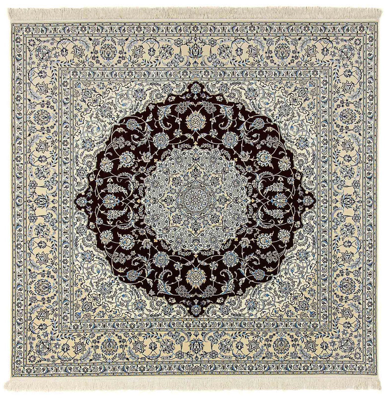 Perser Rug - Nain - Premium square  - 260 x 252 cm - dark blue