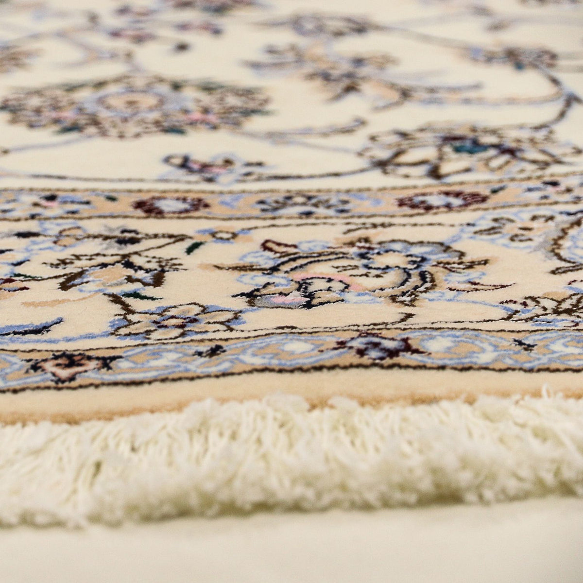 Perser Rug - Nain - Premium round  - 200 x 200 cm - beige