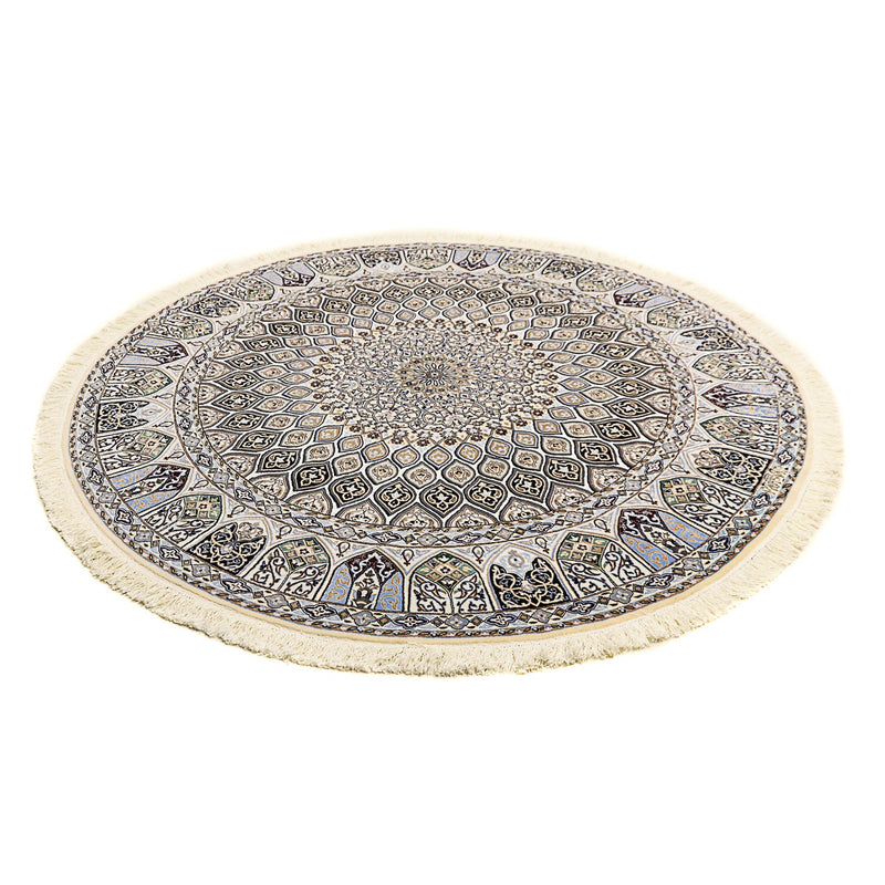 Perser Rug - Nain - Premium round  - 200 x 200 cm - beige