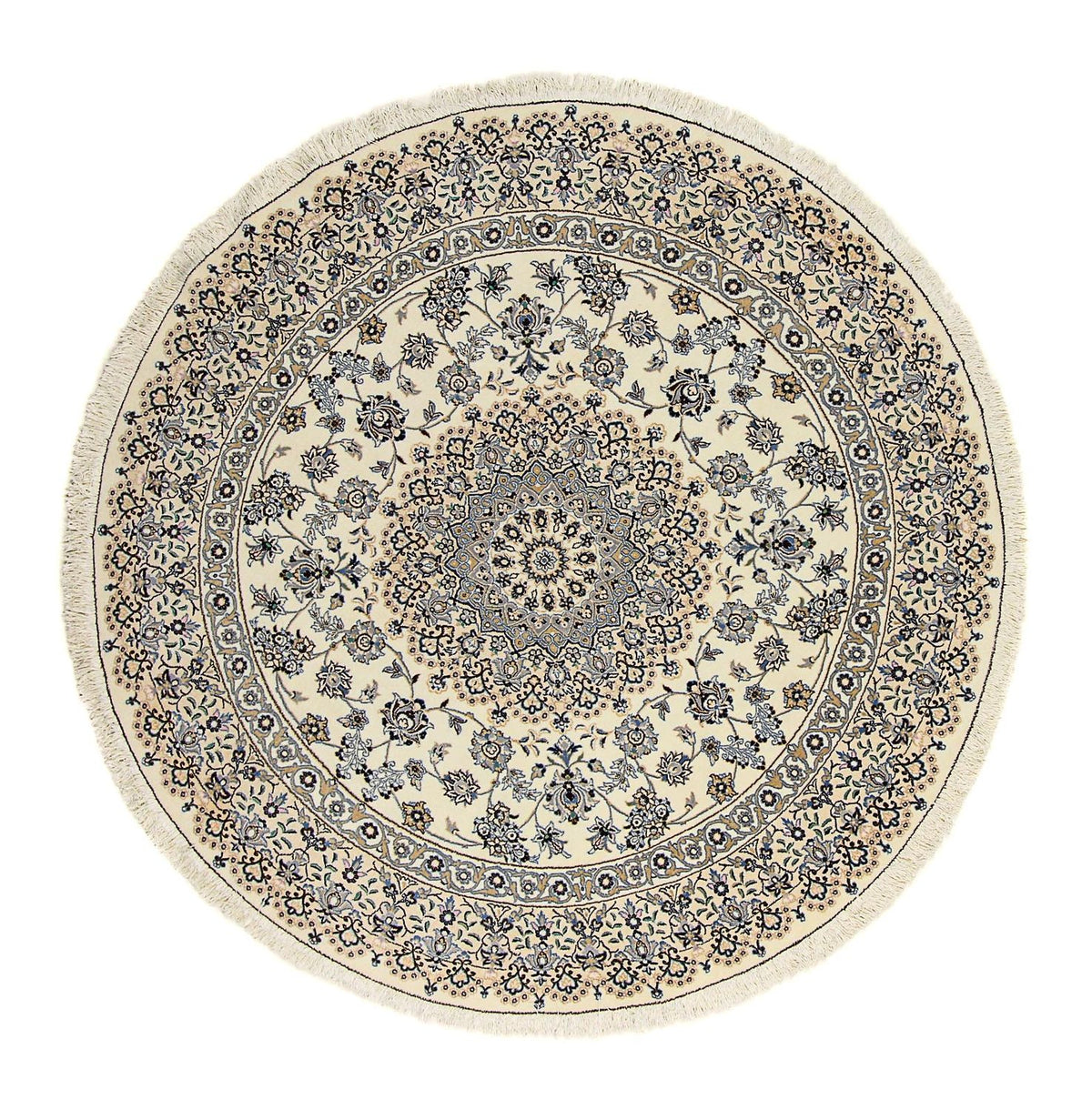 Perser Rug - Nain - Royal round  - 200 x 200 cm - beige