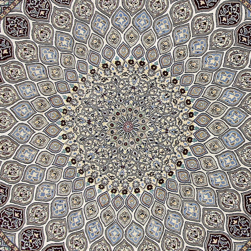 Perser Rug - Nain - Premium round  - 250 x 250 cm - beige