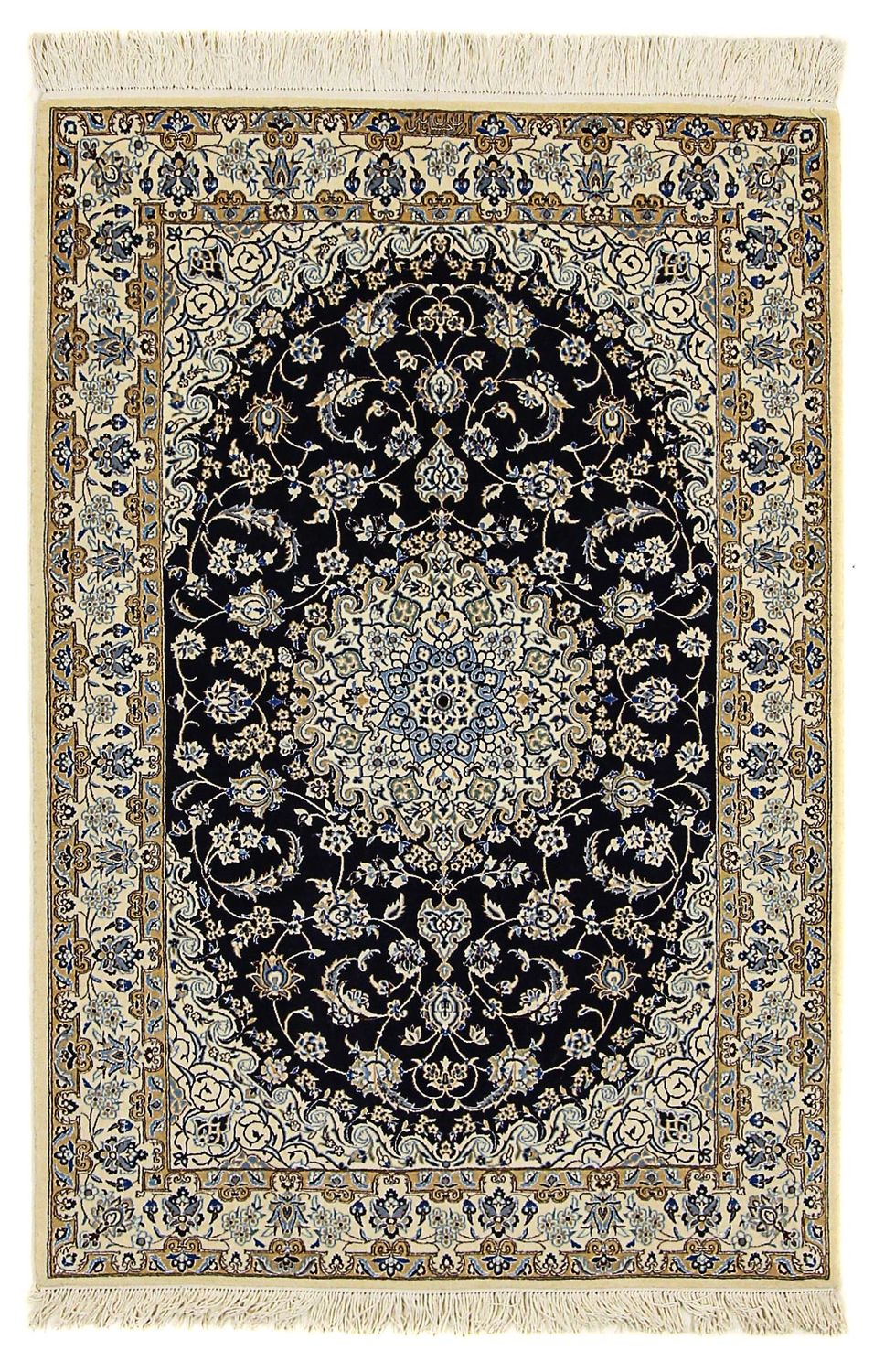 Perser Rug - Nain - Premium - 155 x 108 cm - dark blue