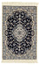 Perser Rug - Nain - Premium - 123 x 83 cm - dark blue