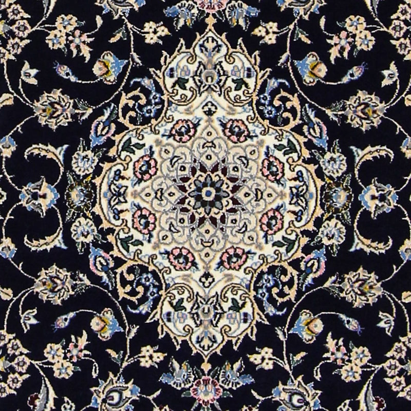 Perser Rug - Nain - Premium - 123 x 83 cm - dark blue