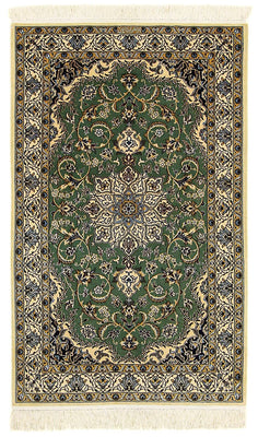 Perser Rug - Nain - Premium - 155 x 100 cm - dark green