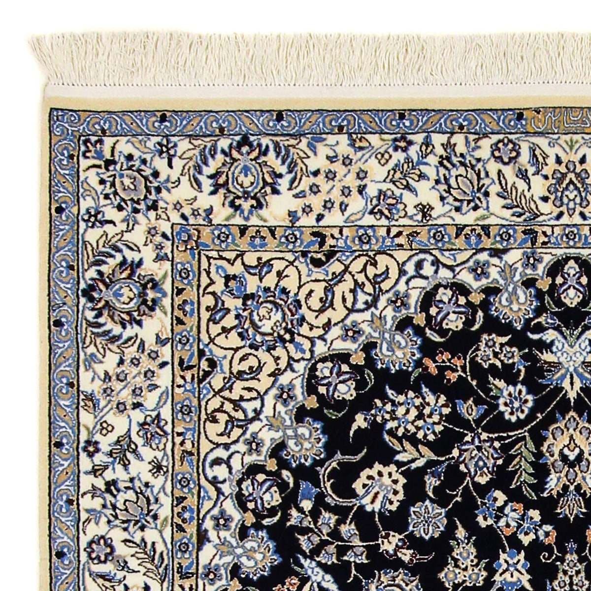 Perser Rug - Nain - Premium - 200 x 130 cm - dark blue