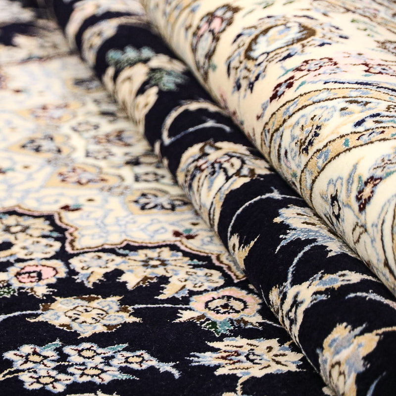 Perser Rug - Nain - Premium - 246 x 167 cm - dark blue