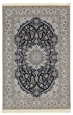 Perser Rug - Nain - Premium - 246 x 162 cm - dark blue