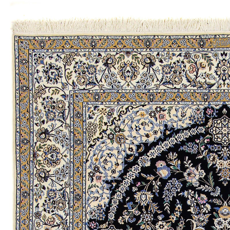 Perser Rug - Nain - Premium - 246 x 162 cm - dark blue