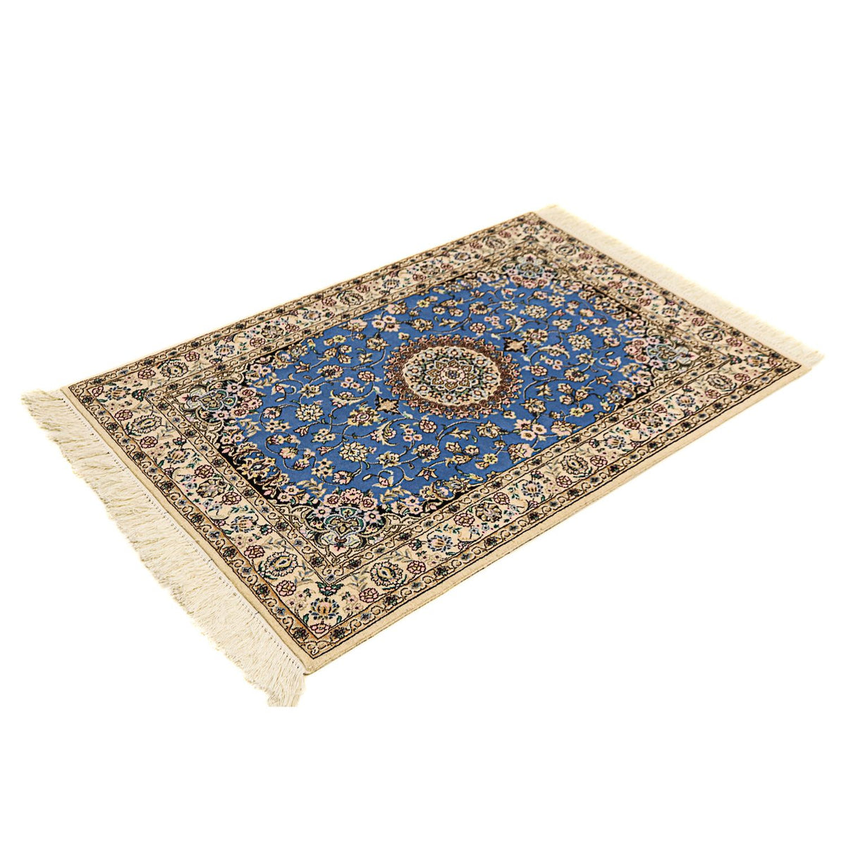 Perser Rug - Nain - Premium - 120 x 80 cm - blue
