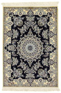 Perser Rug - Nain - Premium - 140 x 100 cm - dark blue