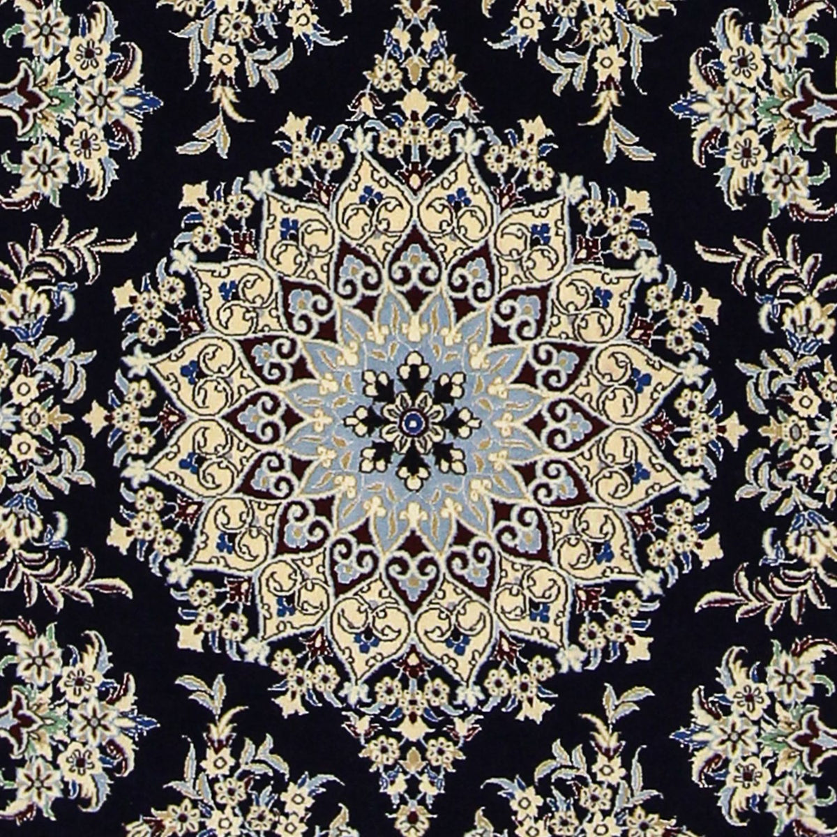 Perser Rug - Nain - Premium - 140 x 100 cm - dark blue