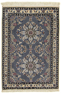 Perser Rug - Nain - Premium - 107 x 76 cm - grey