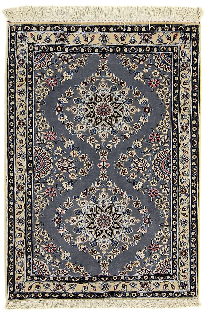 Perser Rug - Nain - Premium - 107 x 76 cm - grey