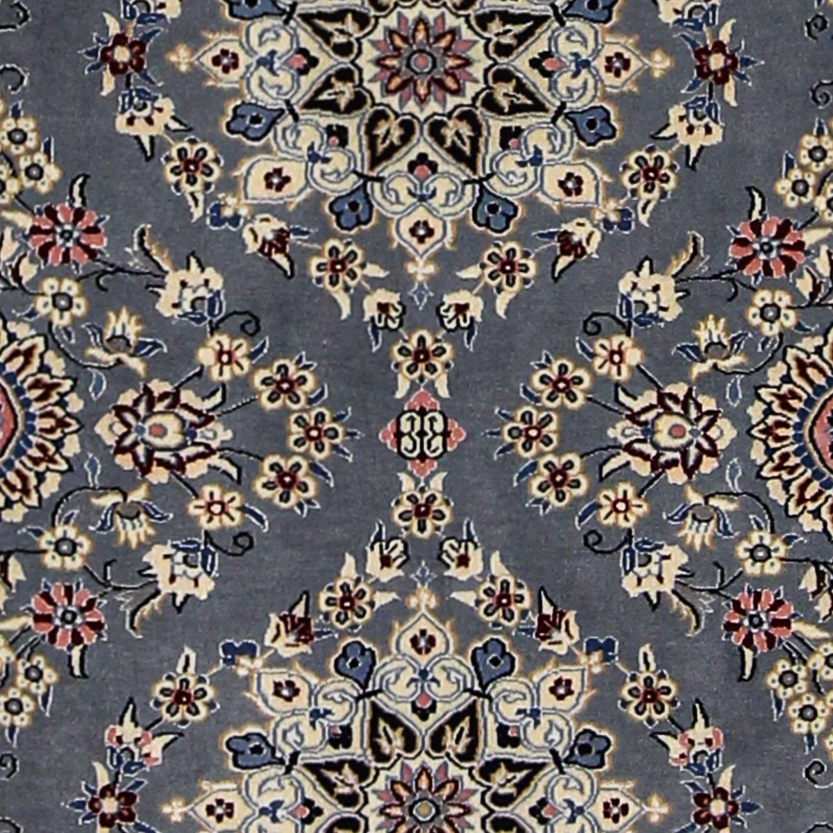 Perser Rug - Nain - Premium - 107 x 76 cm - grey