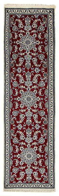 Runner Perser Rug - Nain - 290 x 82 cm - dark red