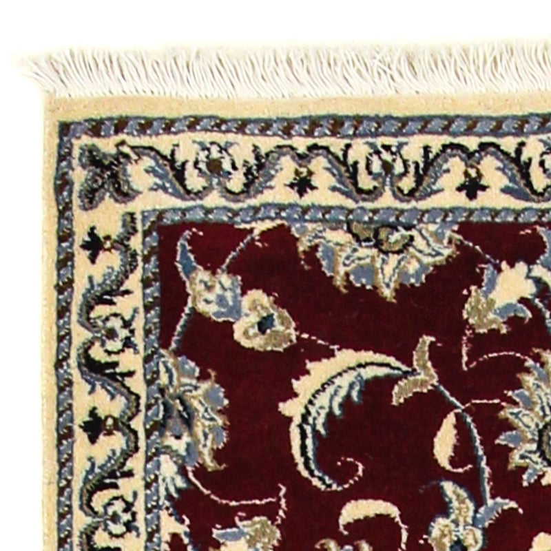 Runner Perser Rug - Nain - 234 x 77 cm - dark red