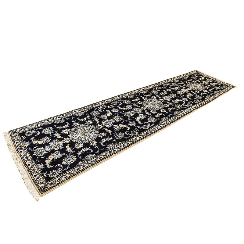 Runner Perser Rug - Nain - 310 x 78 cm - dark blue