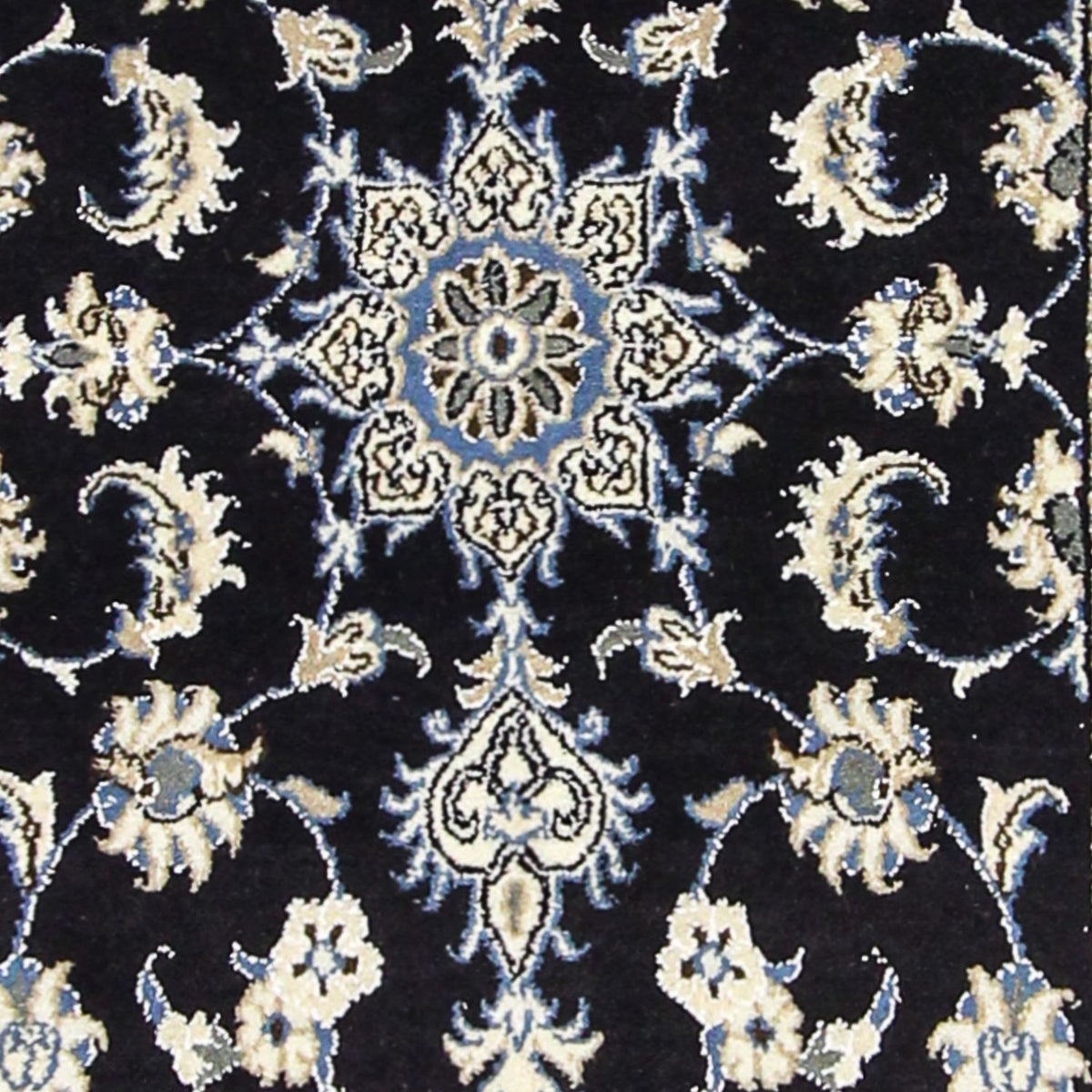 Runner Perser Rug - Nain - 297 x 76 cm - dark blue