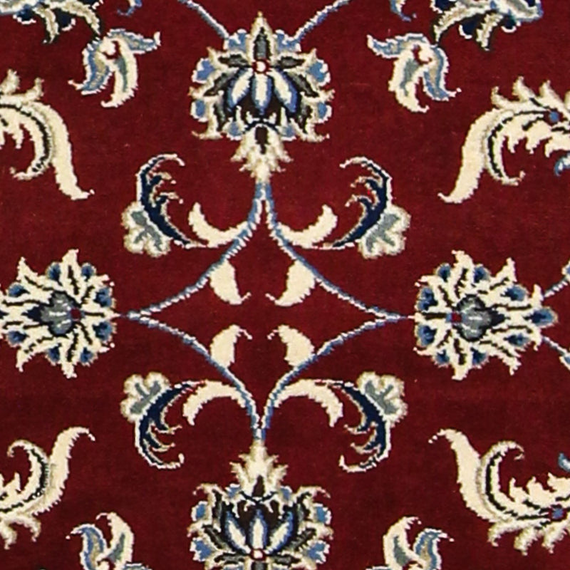 Runner Perser Rug - Nain - 197 x 80 cm - dark red