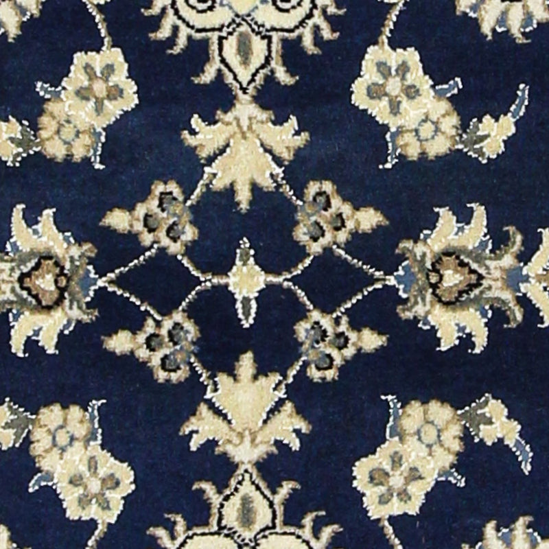 Runner Perser Rug - Nain - 195 x 77 cm - dark blue