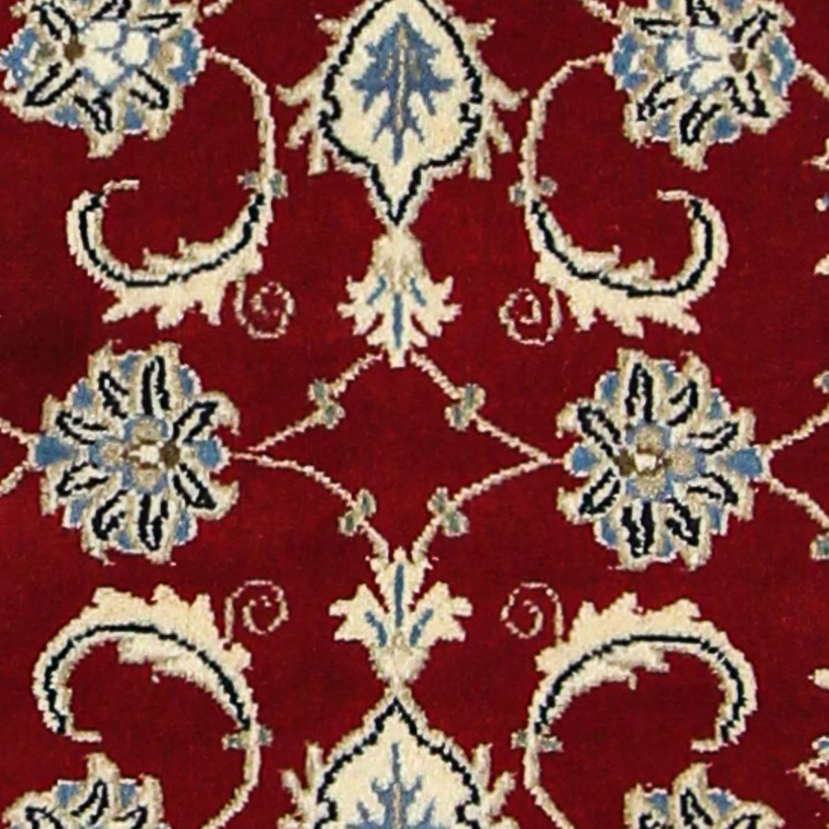 Runner Perser Rug - Nain - 188 x 60 cm - dark red