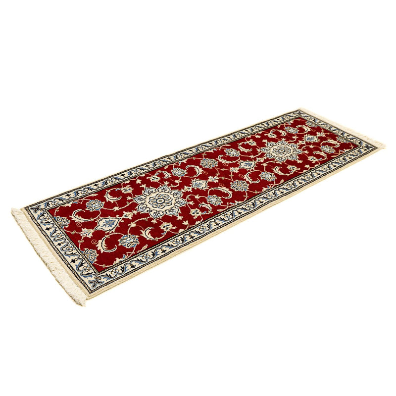 Runner Perser Rug - Nain - 188 x 60 cm - dark red