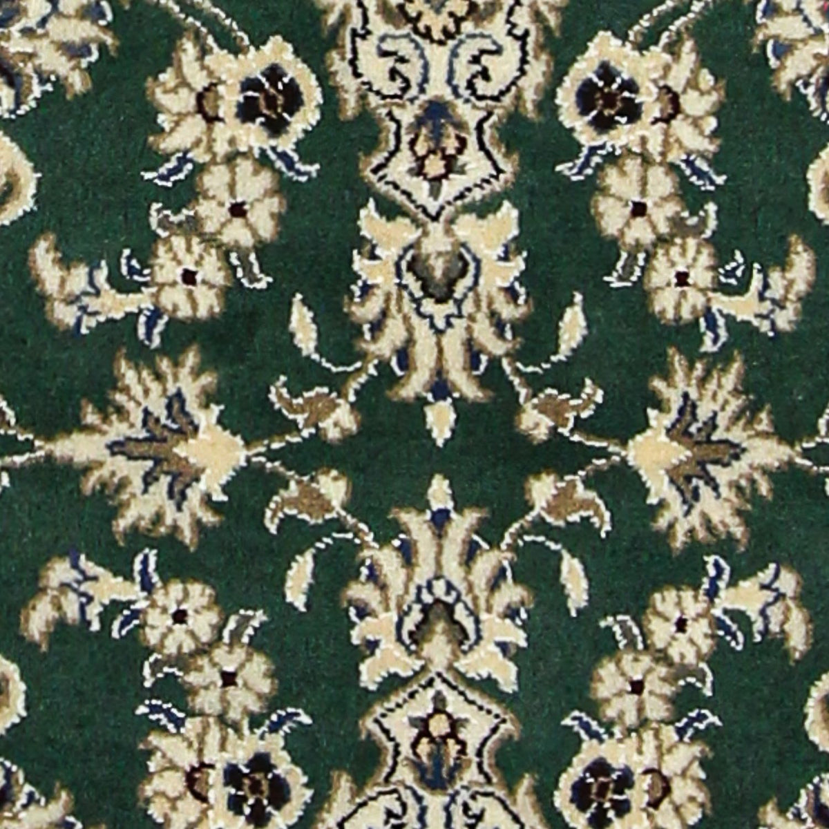 Runner Perser Rug - Nain - 200 x 74 cm - dark green