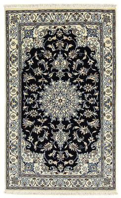 Perser Rug - Nain - 198 x 119 cm - dark blue