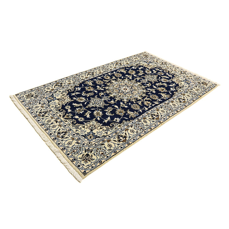 Perser Rug - Nain - 203 x 120 cm - dark blue