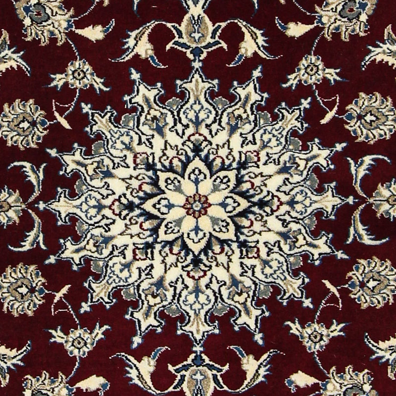 Perser Rug - Nain - 198 x 122 cm - dark red
