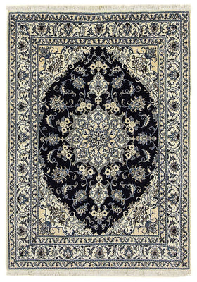 Perser Rug - Nain - 205 x 143 cm - dark blue