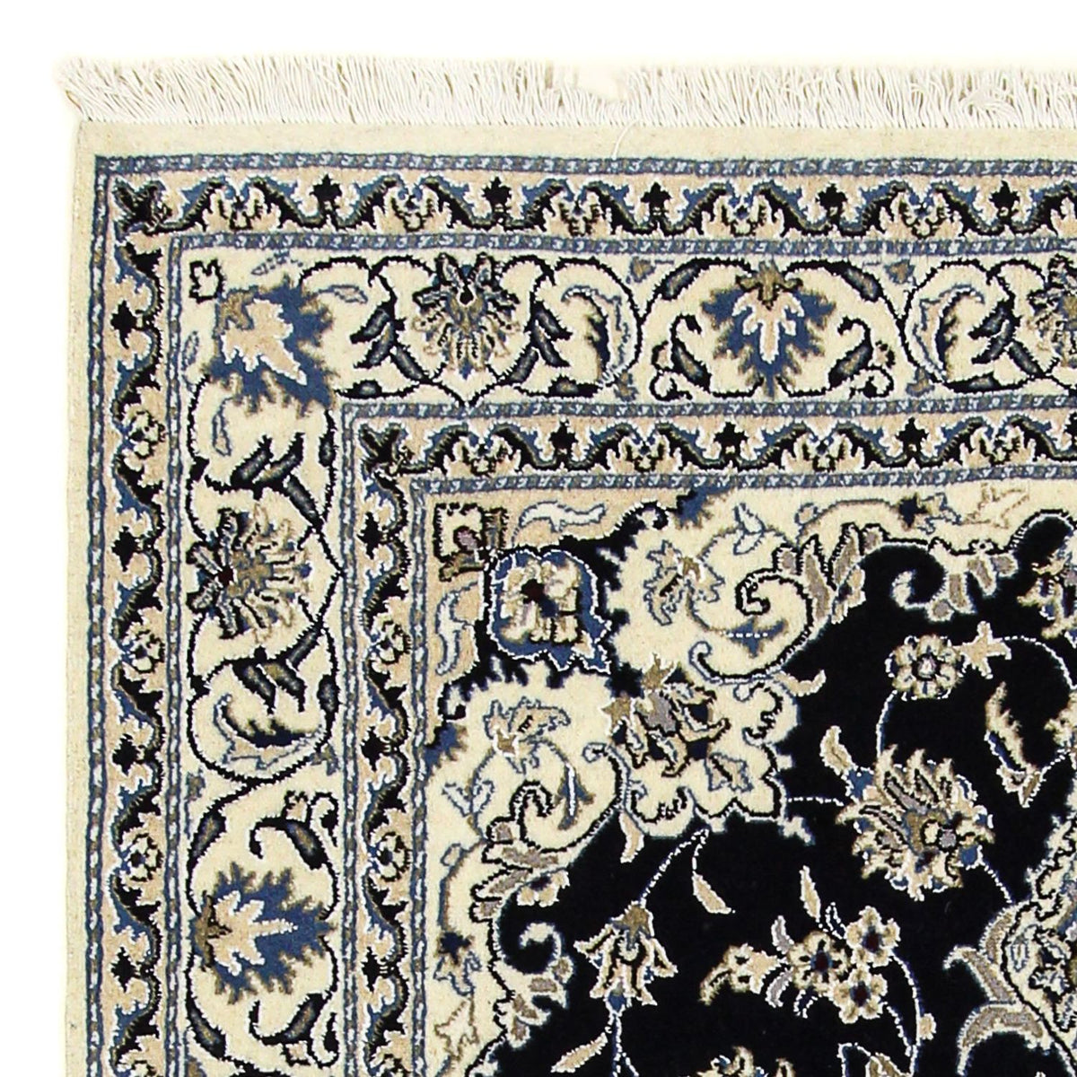 Perser Rug - Nain - 195 x 147 cm - dark blue