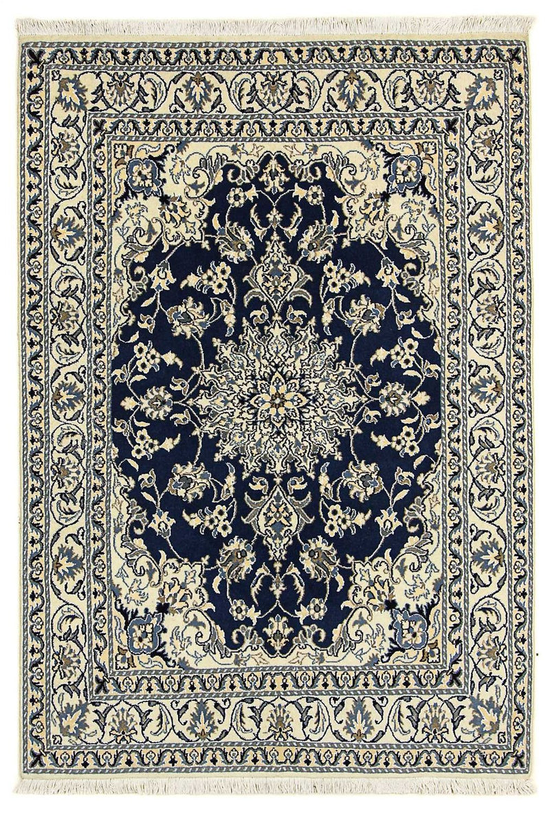 Perser Rug - Nain - 202 x 142 cm - dark blue