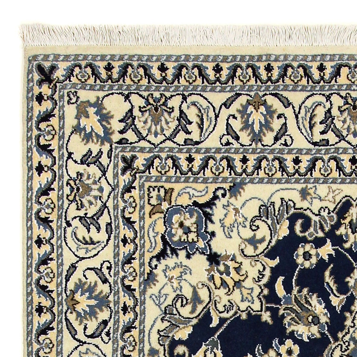 Perser Rug - Nain - 202 x 142 cm - dark blue