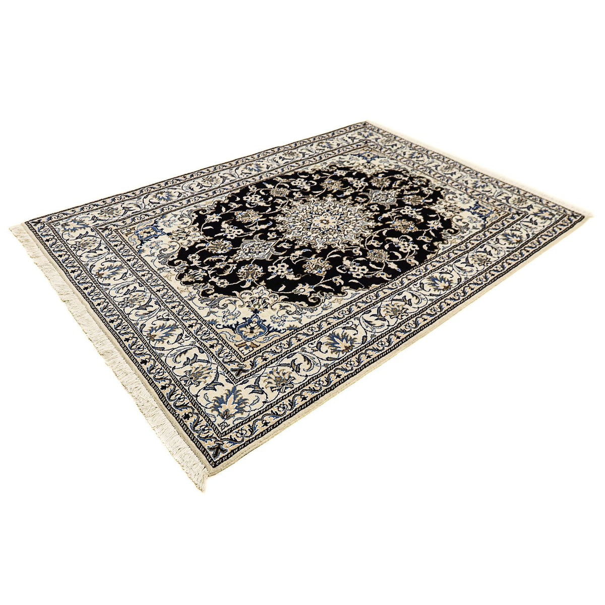 Perser Rug - Nain - 207 x 146 cm - dark blue