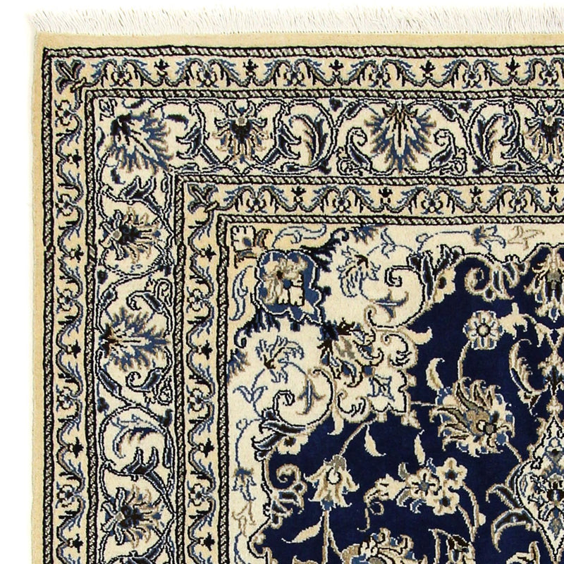 Perser Rug - Nain - 198 x 151 cm - dark blue