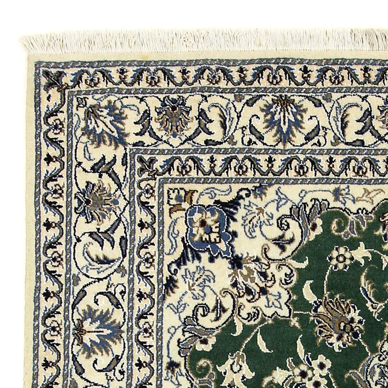 Perser Rug - Nain - 193 x 153 cm - dark green