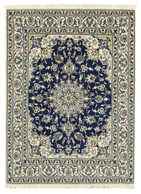 Perser Rug - Nain - 196 x 145 cm - dark blue