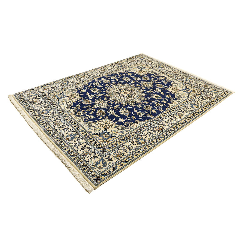 Perser Rug - Nain - 196 x 145 cm - dark blue
