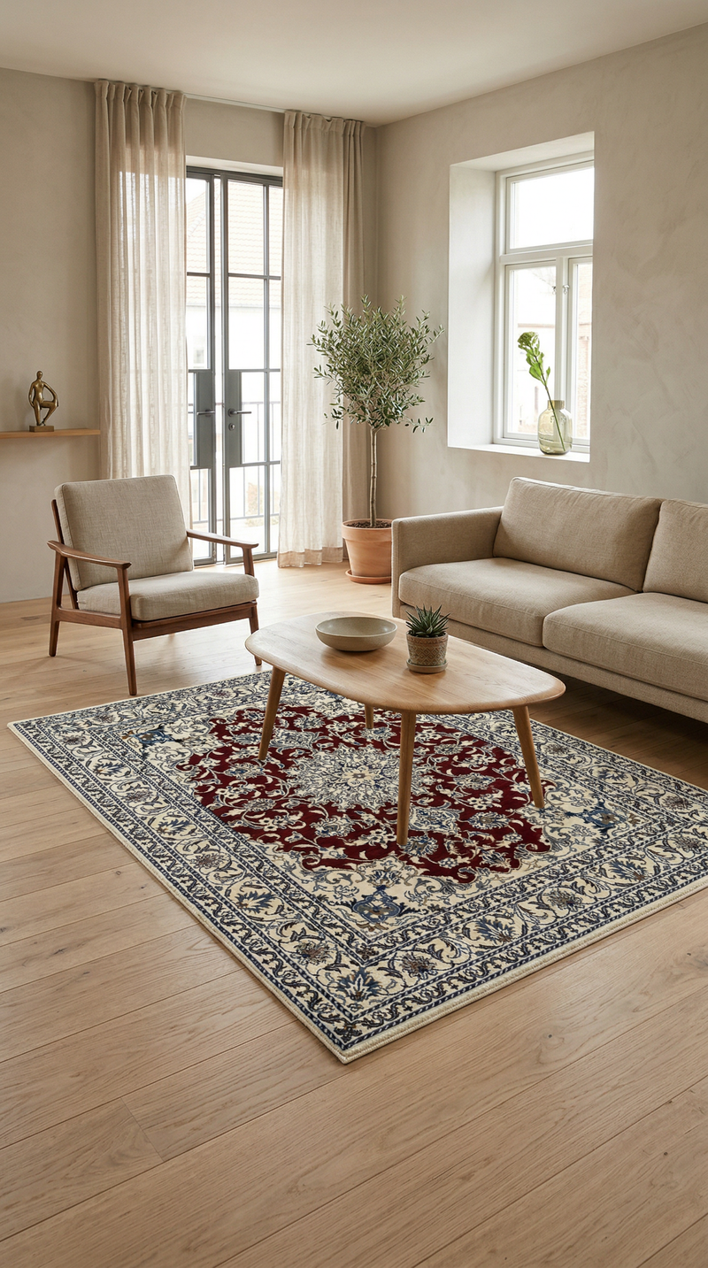 Nain - 12la Rug 191x147cm - Persian Rugs