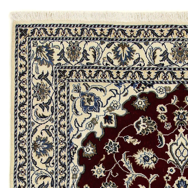 Perser Rug - Nain - 191 x 150 cm - dark red