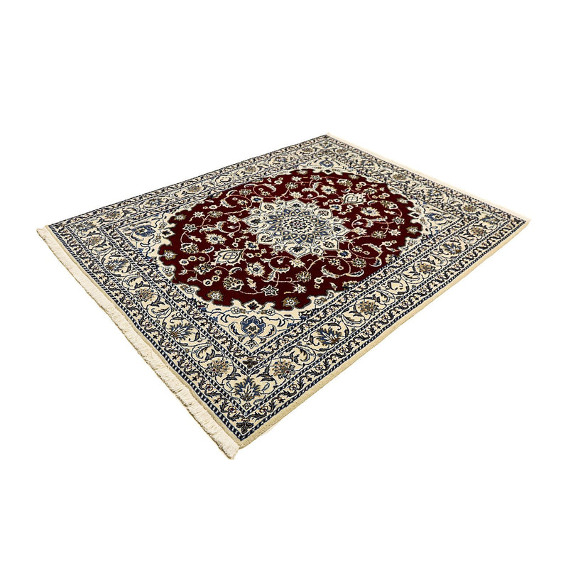 Perser Rug - Nain - 191 x 150 cm - dark red