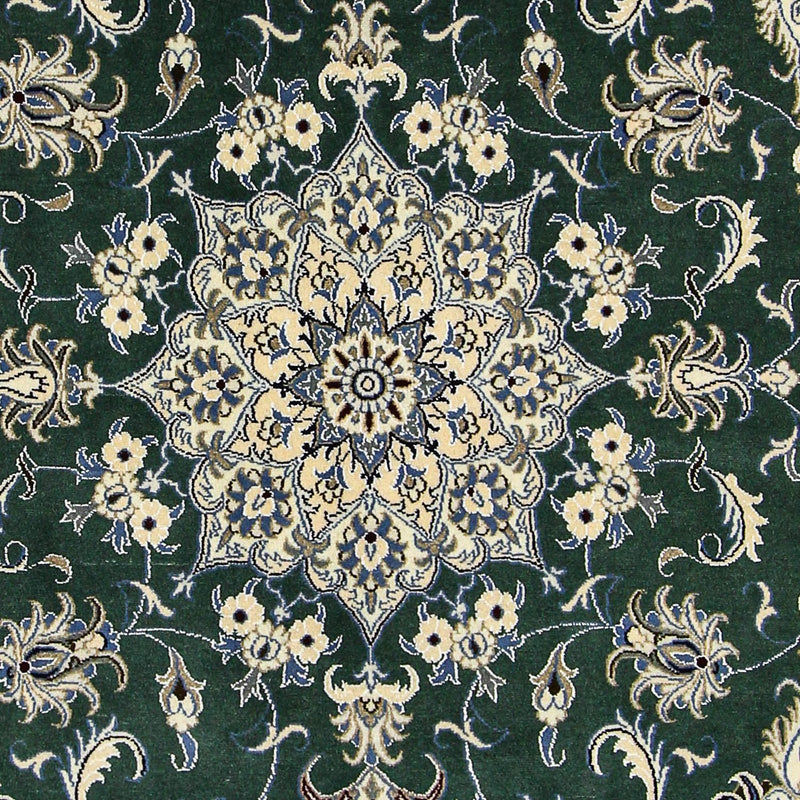 Perser Rug - Nain - 245 x 170 cm - dark green
